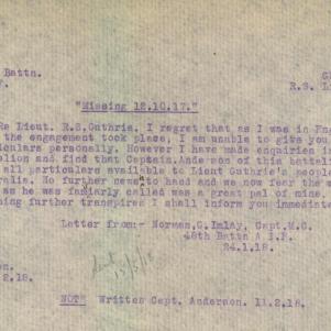 Soldier packet page