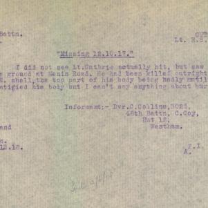 Soldier packet page