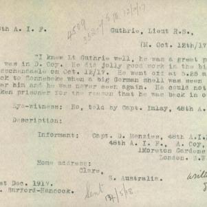 Soldier packet page