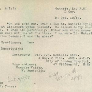 Soldier packet page
