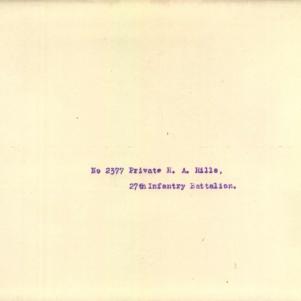Soldier packet page