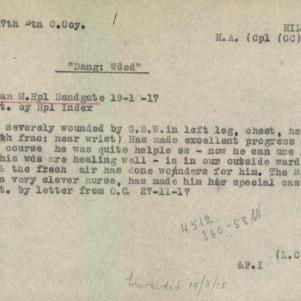 Soldier packet page