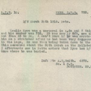 Soldier packet page
