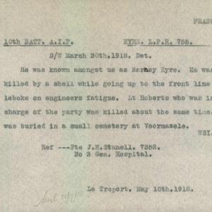 Soldier packet page