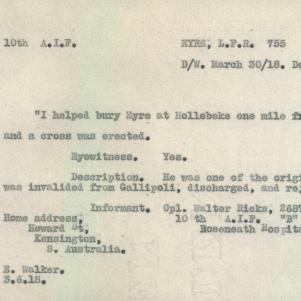Soldier packet page
