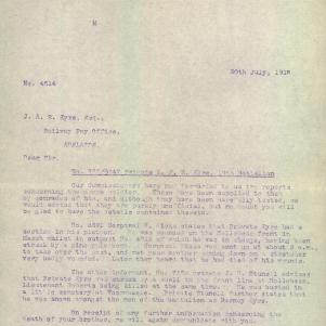Soldier packet page