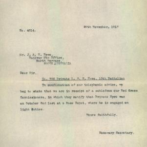 Soldier packet page