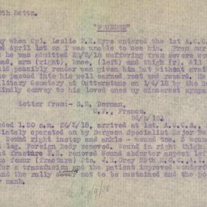Soldier packet page