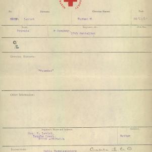 Soldier packet page