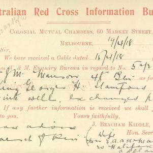 Soldier packet page