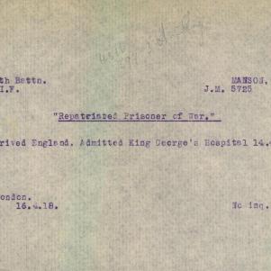Soldier packet page
