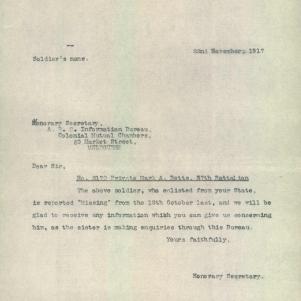 Soldier packet page