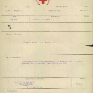Soldier packet page