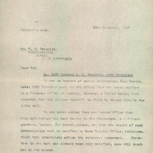 Soldier packet page