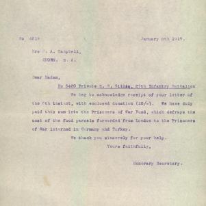 Soldier packet page