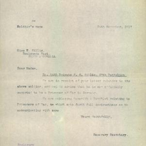 Soldier packet page