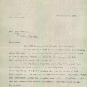 Soldier packet page