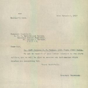 Soldier packet page