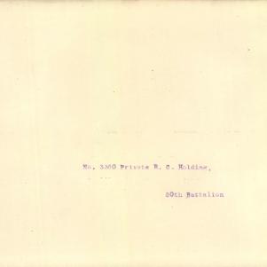 Soldier packet page