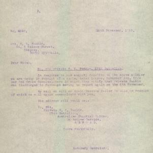 Soldier packet page