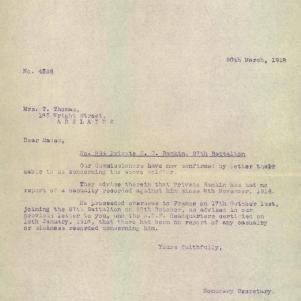 Soldier packet page