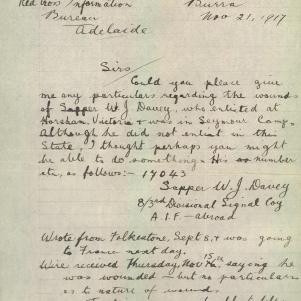 Soldier packet page