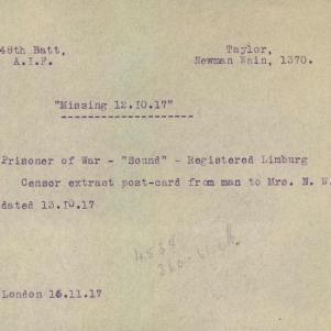 Soldier packet page