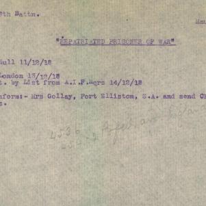 Soldier packet page