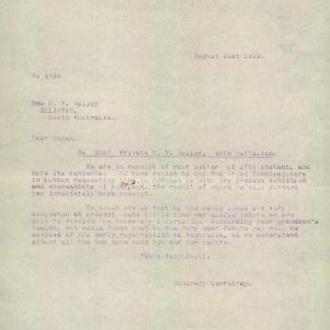 Soldier packet page