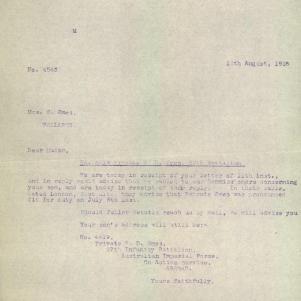 Soldier packet page