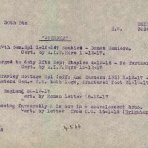 Soldier packet page