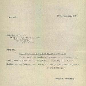 Soldier packet page