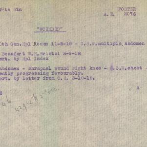 Soldier packet page