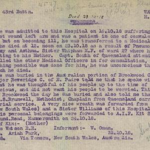 Soldier packet page