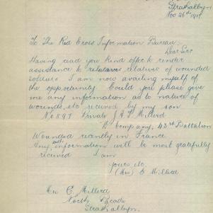 Soldier packet page
