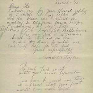 Soldier packet page