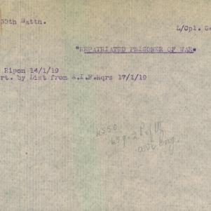 Soldier packet page