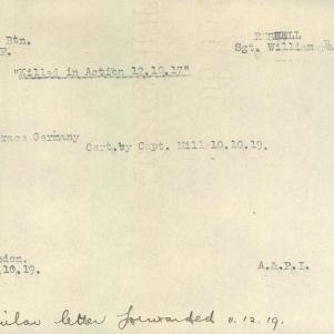 Soldier packet page
