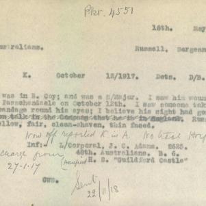 Soldier packet page