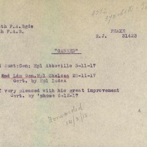 Soldier packet page
