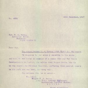 Soldier packet page