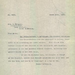 Soldier packet page