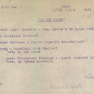 Soldier packet page