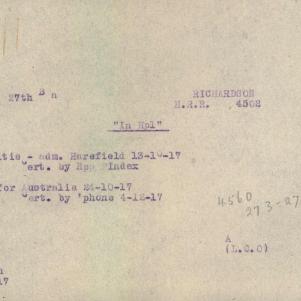 Soldier packet page