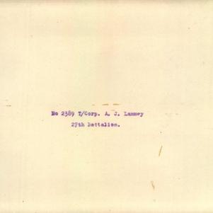 Soldier packet page