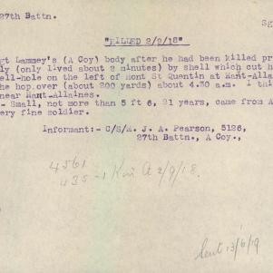 Soldier packet page
