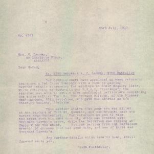 Soldier packet page