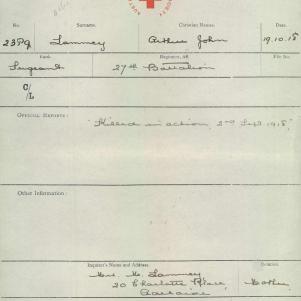 Soldier packet page