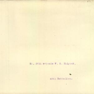 Soldier packet page