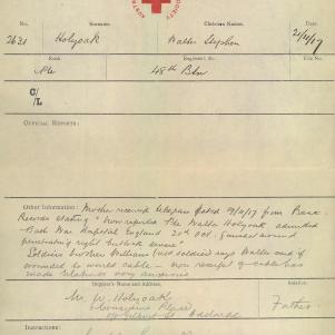 Soldier packet page